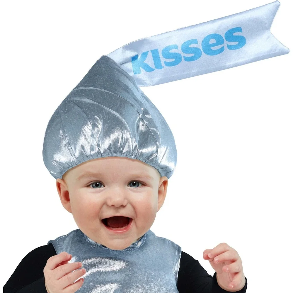 Toddler Boys & Girls Silver Hershey Kiss Tunic & Hat‎ Halloween Costume 2T